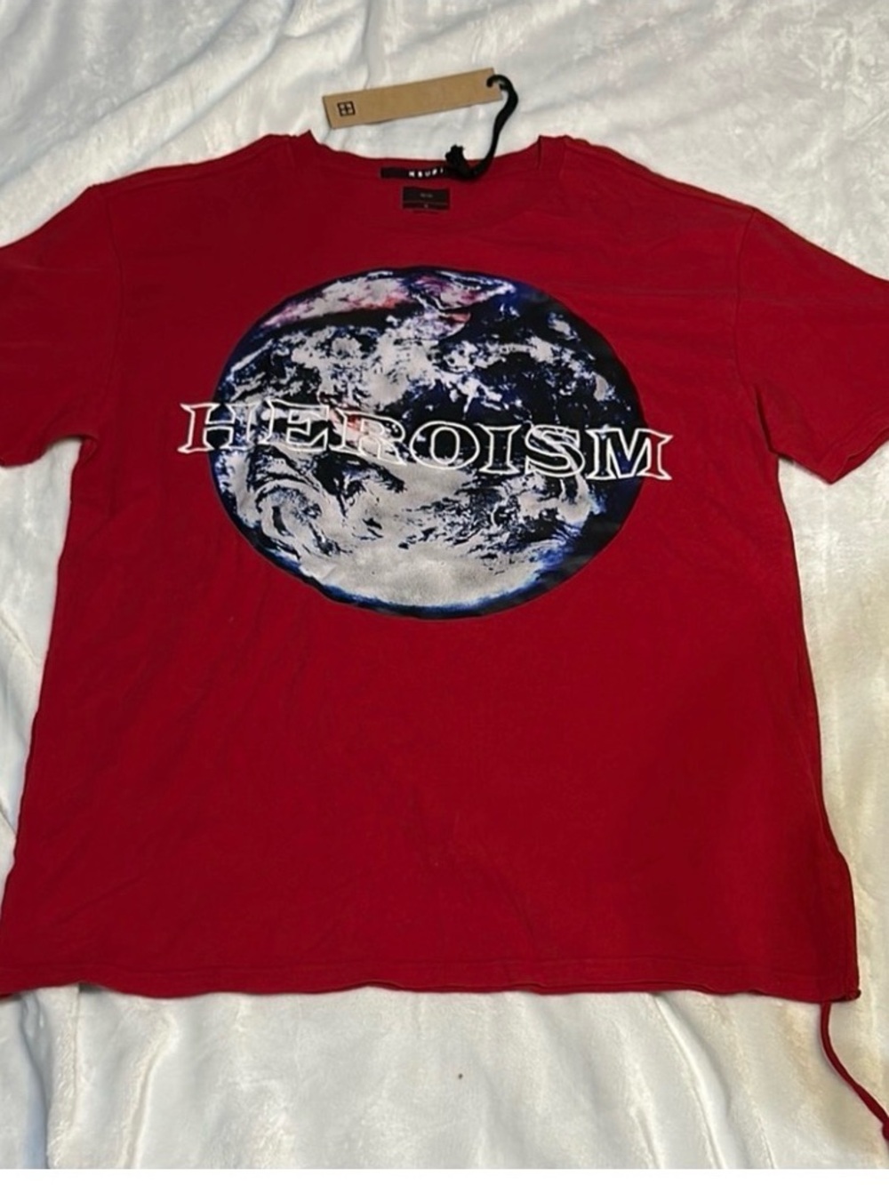 Ksubi Red 'Heroism' Earth Graphic Tee